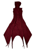 Long Pixie Dress -Maroon