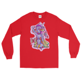 V3 Butterfly Girl Unisex Long Sleeve Shirt Featuring Original Artwork By IntoThaVoid