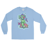 V2 Butterfly Girl Unisex Long Sleeve Shirt Featuring Original Artwork By IntoThaVoid