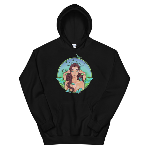 V2 Channeling Unisex Hoodie Featuring Original Artwork by A Sage's Creations